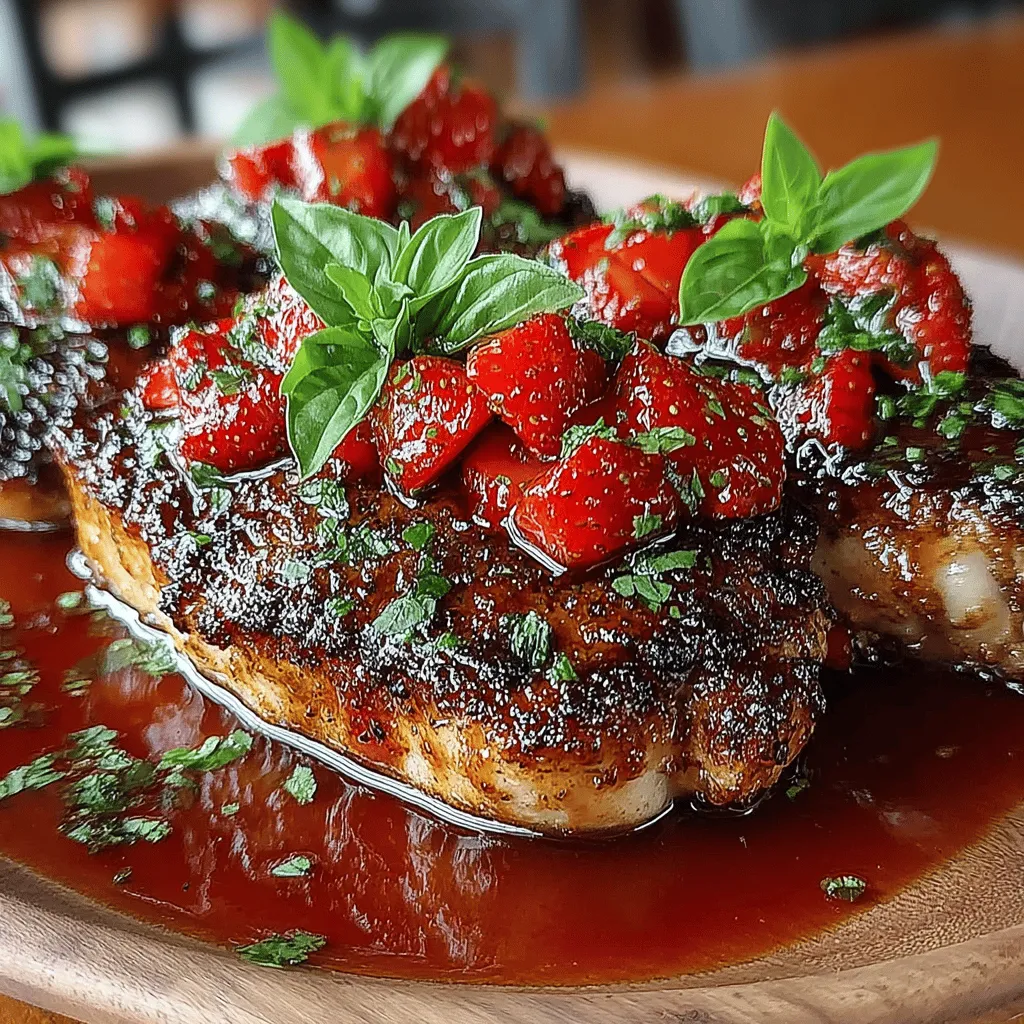 When it comes to creating a standout dish that combines sweet and savory elements, Strawberry Glazed Chicken emerges as a delightful choice. This recipe not only tantalizes the taste buds but also showcases the versatility of chicken, transforming it into a gourmet experience that can be enjoyed on special occasions or as a weekday family meal. The vibrant glaze, made primarily from fresh strawberries, offers a burst of sweetness that perfectly complements the savory nature of the chicken, making it an appealing option for anyone looking to experiment with flavors.