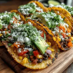 Charred Corn & Black Bean Tacos Recipe