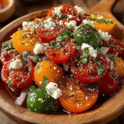 Vibrant Tomato Feta Medley Salad