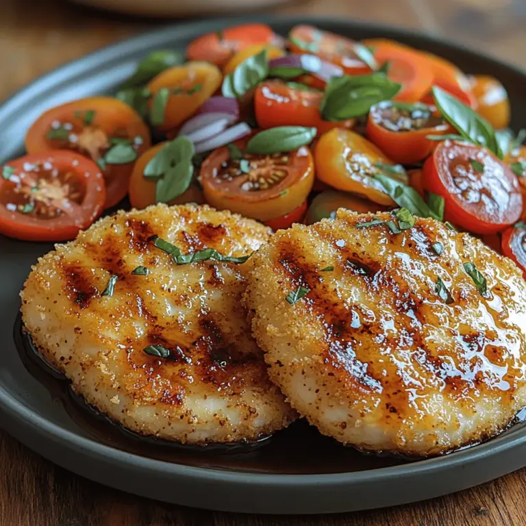 Crispy chicken cutlets paired with a vibrant garden tomato salad create a delightful culinary experience that tantalizes the taste buds and nourishes the soul. This dish is a perfect harmony of textures and flavors, combining the satisfying crunch of golden chicken with the bright, juicy freshness of seasonal tomatoes. Whether you’re hosting a family dinner or a casual gathering with friends, this recipe promises to impress and satisfy.
