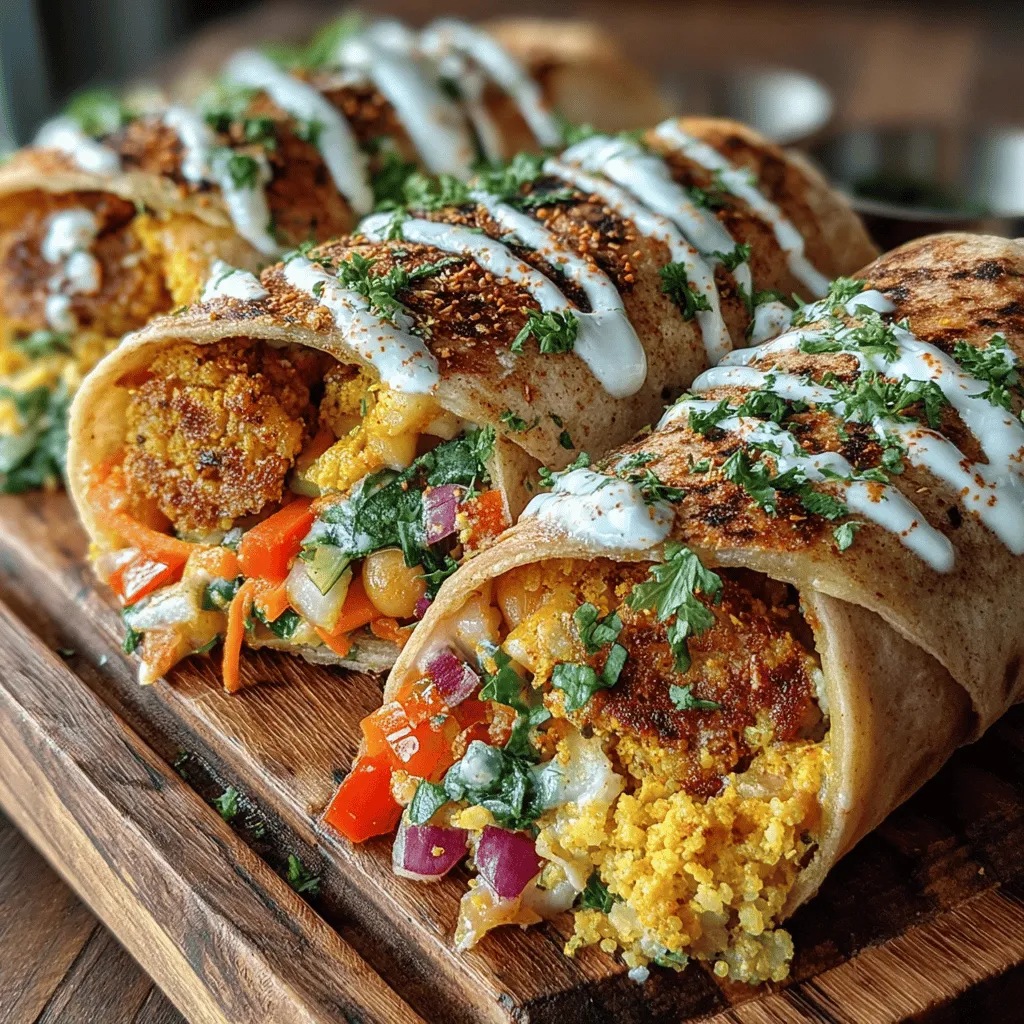In today’s fast-paced world, finding nutritious, delicious, and easy-to-prepare meals can be a challenge. That's where Zesty Spiced Chickpea & Carrot Wraps come in, offering a vibrant culinary solution that is as satisfying as it is wholesome. This delightful dish combines the earthy flavor of chickpeas with the natural sweetness of carrots, all enlivened by an array of robust spices that truly bring the ingredients to life. Not only does this recipe provide a wealth of protein and fiber, but it also bursts with flavors that will tantalize your taste buds.