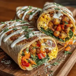 Zesty Spiced Chickpea & Carrot Wraps