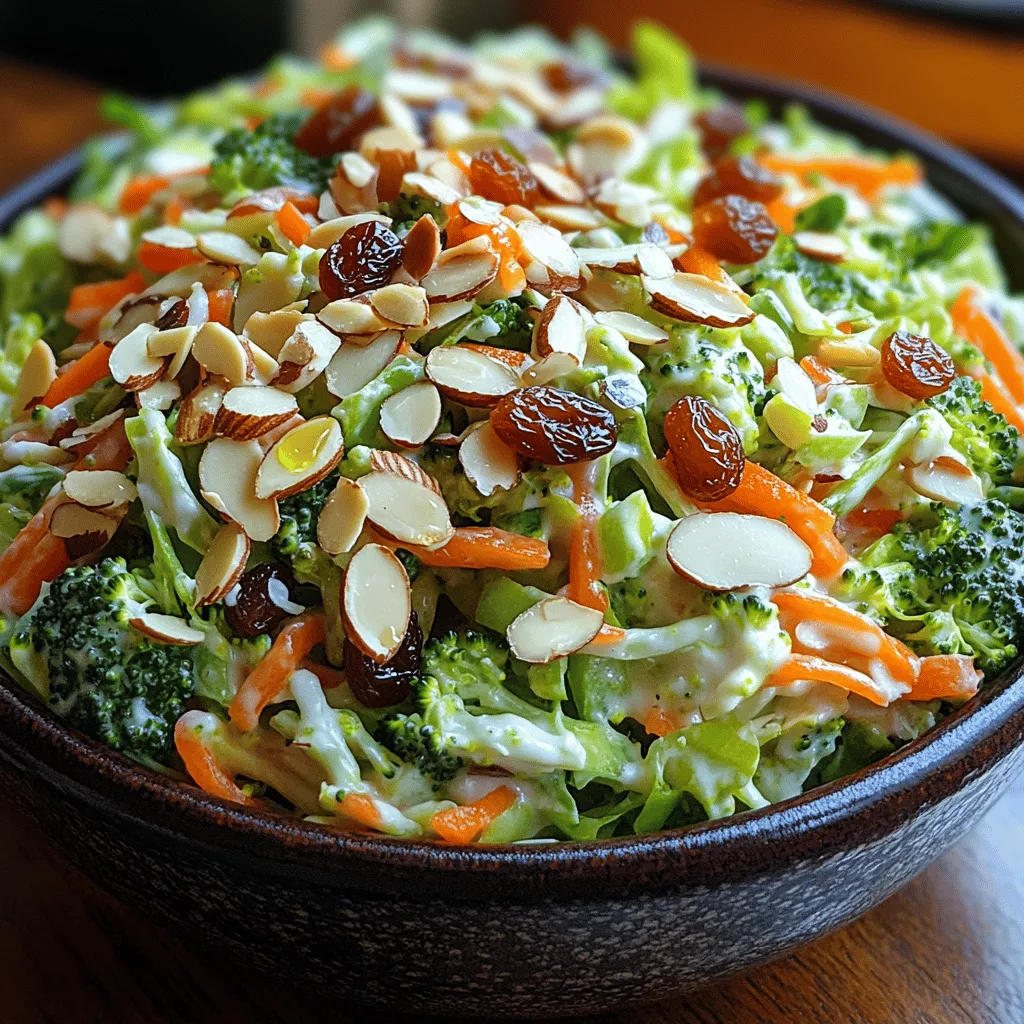 In the quest for vibrant and healthy eating, the Crunchy Broccoli Slaw Salad stands out as a refreshing option that combines taste and nutrition in every bite. This salad, bursting with texture and flavor, appeals to both the health-conscious eater and those simply seeking a delicious side dish. With its colorful array of ingredients and a satisfying crunch, this broccoli slaw is not just a feast for the eyes, but also a powerhouse of nutrients that can elevate any meal.