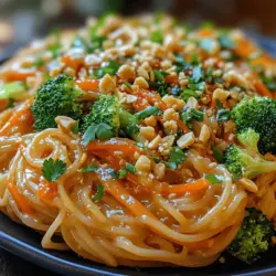 Thai cuisine has gained immense popularity across the globe, renowned for its vibrant flavors, delicate balance of sweet, salty, spicy, and sour elements, and the use of fresh herbs and spices that make every dish a delightful experience. At the heart of this culinary tradition lies a dish that captures the essence of Thai flavors in a simple yet satisfying way: Creamy Thai Peanut Noodles. This dish is not just a meal; it is a celebration of textures and tastes that come together to create a comforting bowl of goodness.