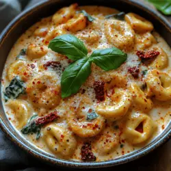 If you're on the hunt for a comforting and flavorful pasta dish, look no further than creamy sun-dried tomato tortellini. This dish effortlessly combines the rich, velvety texture of a creamy sauce with the vibrant, tangy notes of sun-dried tomatoes, creating a delightful culinary experience that is sure to please any palate. Whether you’re preparing a quick weeknight dinner, hosting a special gathering, or simply indulging in some well-deserved comfort food, this creamy tortellini recipe checks all the boxes.
