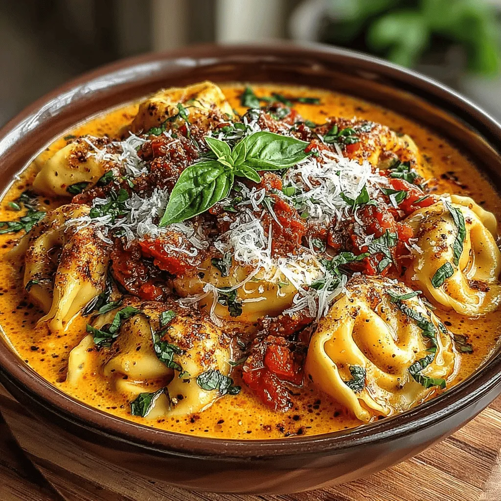 Creating a delicious Creamy Tomato Basil Tortellini Soup involves a series of careful and thoughtful steps. Each stage builds upon the last to create a rich and comforting dish that’s perfect for any occasion. Let’s dive into the detailed preparation of this delightful soup.