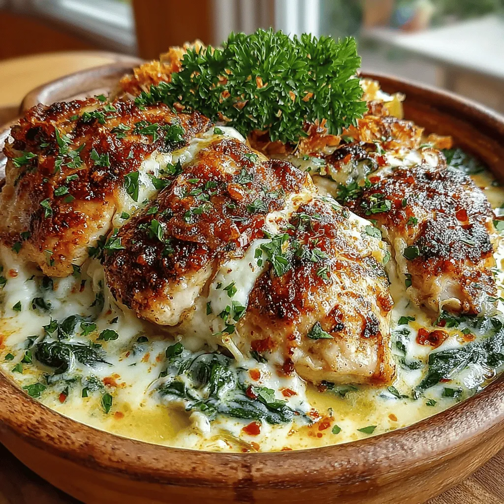 In the realm of comfort food, few dishes can rival the warmth and satisfaction of a slow-cooked meal. The Slow-Cooked Creamy Spinach Artichoke Chicken stands out not just for its rich flavors but also for its simplicity and convenience. This dish combines tender chicken breasts with a luscious creamy mixture of artichokes, spinach, and cheese, resulting in a hearty meal that practically cooks itself. Perfect for busy weeknights or leisurely weekends, this recipe is sure to become a beloved addition to your culinary repertoire.