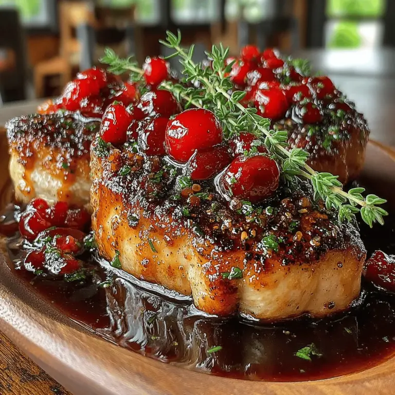Cherry Bliss Chicken is a dish that beautifully marries the rich flavors of succulent chicken with the vibrant sweetness of cherries. This unique combination creates a culinary experience that is both delightful and satisfying, making it a favorite among home cooks and food enthusiasts alike. The appeal of this recipe lies not only in its flavor profile but also in its simplicity. Whether you’re planning a casual family dinner, a romantic date night, or a festive gathering, Cherry Bliss Chicken is an excellent choice that can easily impress your guests without demanding too much of your time in the kitchen.