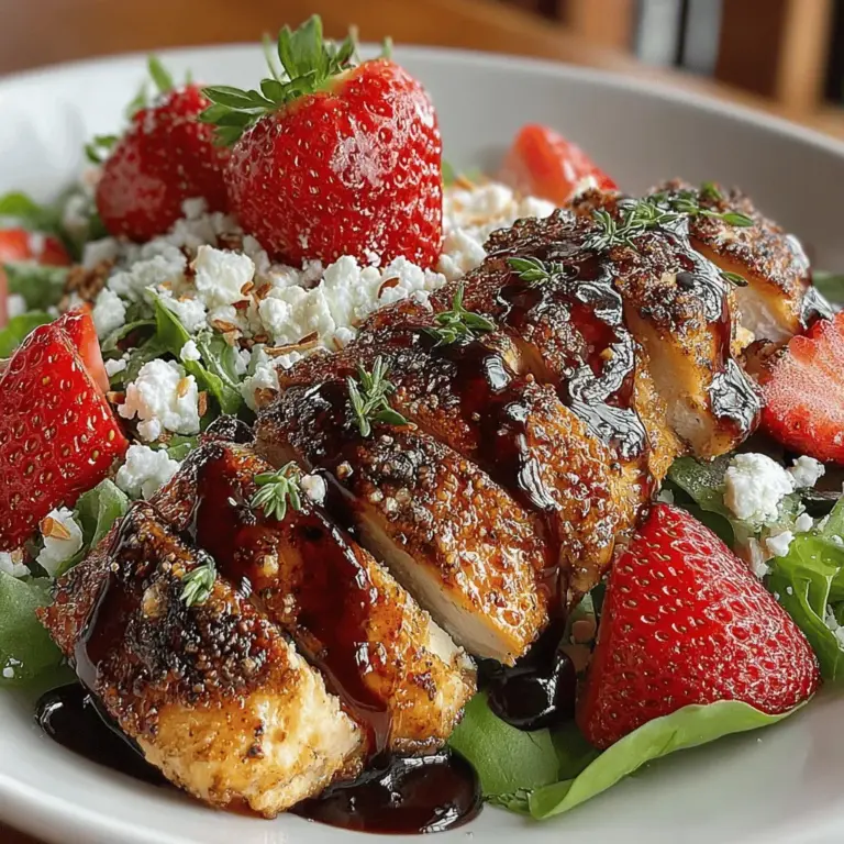 Exploring vibrant and wholesome recipes can elevate your dining experience, and nothing does this better than a Balsamic Roasted Strawberry Chicken Salad. This dish artfully combines tender roasted strawberries with juicy chicken and a variety of greens, creating an explosion of flavors that delight the palate. The harmonious blend of sweet, tangy, and savory elements not only makes this salad a feast for the eyes but also a nutritious meal that can be enjoyed any time of the year. In this article, we will delve into the recipe's ingredients, preparation methods, and the overall health benefits, ensuring you have everything you need to create this delightful dish at home.