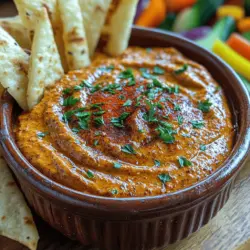 If you're on the hunt for a dip that combines rich flavors, a creamy texture, and a delightful smoky undertone, look no further than the Smoky Velvet Roasted Red Pepper Dip. This dip is not only a culinary delight but also a versatile companion for any occasion, whether you're hosting a lively gathering, enjoying a cozy game night, or simply indulging in a snack at home. The allure of this dip lies in its ability to elevate your taste experience, making it a must-try for anyone who loves good food.