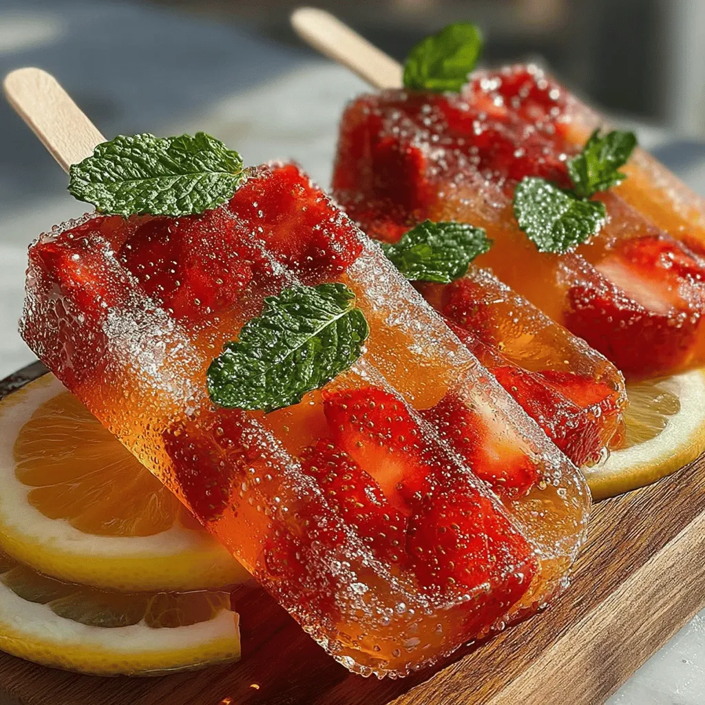 As the warm sun rises higher in the sky and the days stretch longer, the allure of homemade popsicles becomes irresistible. There's something incredibly satisfying about crafting your own frozen treats, especially when they are brimming with natural flavors and vibrant colors. Among the myriad of possible combinations, the refreshing duo of strawberries and lemonade stands out as a quintessential summer delight. This recipe for Sunny Strawberry Lemonade Popsicles not only invites you to indulge in a deliciously fruity experience but also offers the added benefits of using fresh, wholesome ingredients.