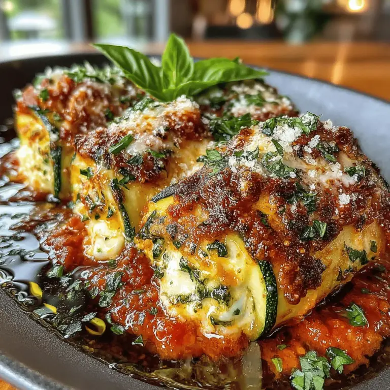 In the realm of comfort food, few dishes hold a candle to classic lasagna. However, as culinary trends shift toward healthier eating, many are looking for ways to enjoy their favorite flavors without the heavy calories. Enter Cheesy Zucchini Lasagna Rolls—a delightful twist on the traditional lasagna that swaps out pasta for thin, tender strips of zucchini. This dish not only satisfies your cravings for cheesy goodness but also adds a nutritious punch, making it an appealing option for health-conscious diners and veggie lovers alike.