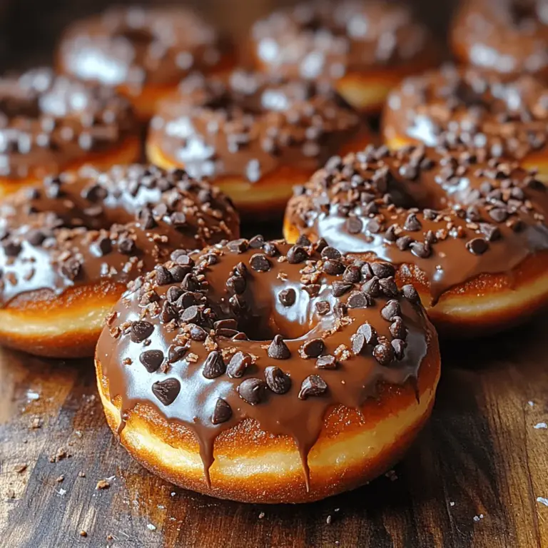 In a world where indulgence often comes at the cost of health, the Choco-Nutty Delight Donuts stand as a delicious beacon of hope for dessert lovers seeking a guilt-free treat. As the trend toward healthier dessert options continues to gain momentum, these donuts blend rich, decadent flavors with nutritious ingredients, making them a delightful choice for anyone, regardless of dietary preferences. Whether you’re gluten-free, vegan, or simply looking to reduce refined sugars, this recipe offers a balanced approach to enjoying a sweet treat without the guilt.