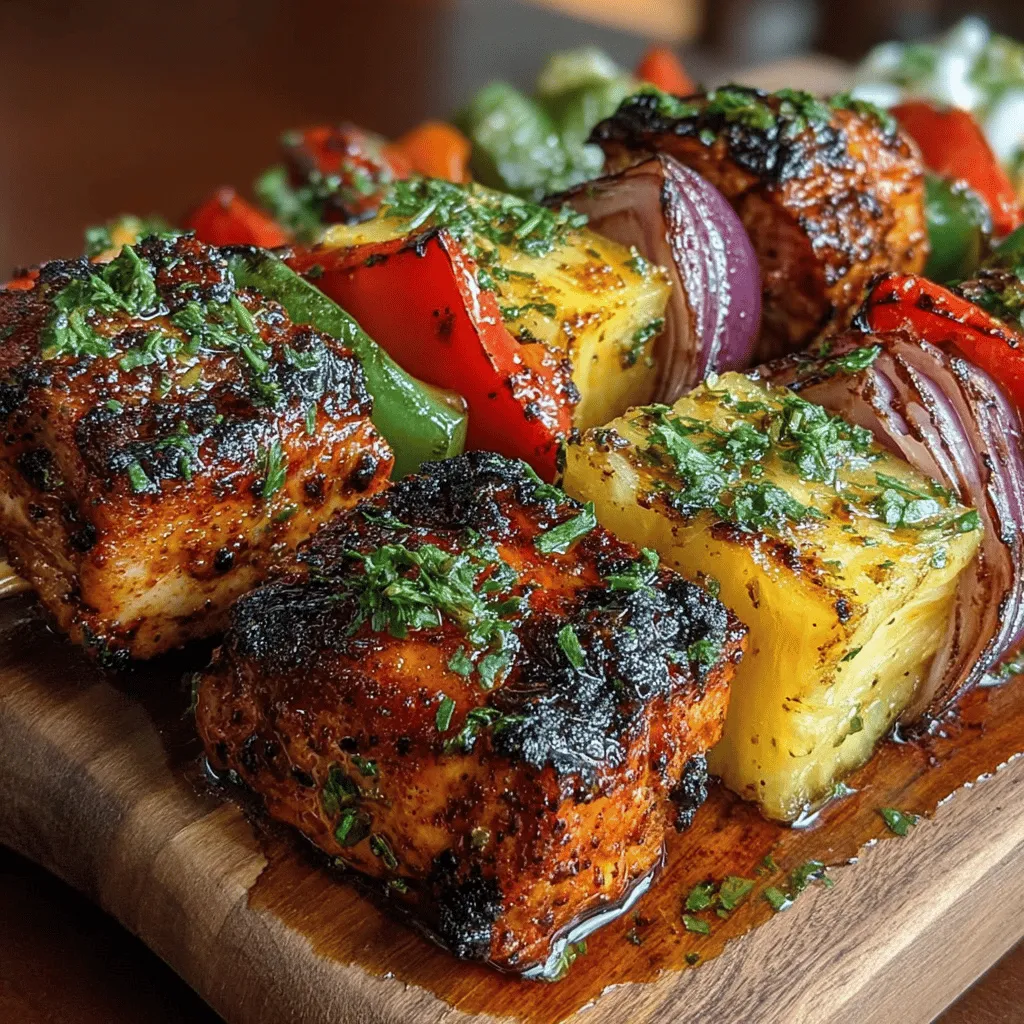 If you're looking to transport your taste buds to a sun-kissed paradise, the Tropical Hawaiian Pineapple Chicken Kebabs are the perfect dish to try. This vibrant and flavorful recipe is inspired by the rich culinary traditions of Hawaii, where fresh ingredients and bold flavors come together to create memorable meals. The combination of succulent chicken, juicy pineapple, and colorful vegetables not only tantalizes the senses but also evokes the laid-back spirit of island life.
