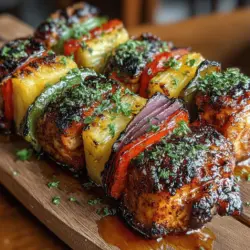 If you're looking to transport your taste buds to a sun-kissed paradise, the Tropical Hawaiian Pineapple Chicken Kebabs are the perfect dish to try. This vibrant and flavorful recipe is inspired by the rich culinary traditions of Hawaii, where fresh ingredients and bold flavors come together to create memorable meals. The combination of succulent chicken, juicy pineapple, and colorful vegetables not only tantalizes the senses but also evokes the laid-back spirit of island life.