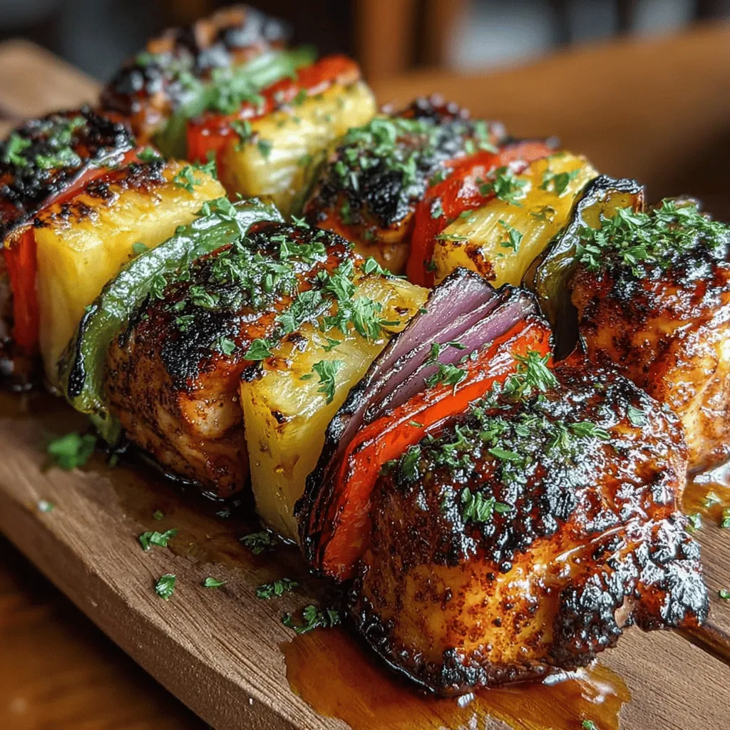If you're looking to transport your taste buds to a sun-kissed paradise, the Tropical Hawaiian Pineapple Chicken Kebabs are the perfect dish to try. This vibrant and flavorful recipe is inspired by the rich culinary traditions of Hawaii, where fresh ingredients and bold flavors come together to create memorable meals. The combination of succulent chicken, juicy pineapple, and colorful vegetables not only tantalizes the senses but also evokes the laid-back spirit of island life.