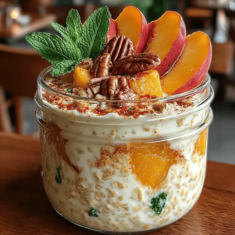 Overnight oats have taken the breakfast scene by storm, emerging as a popular choice for those who crave a nutritious yet convenient meal to start their day. With their ease of preparation and the ability to be customized in countless ways, it's no wonder that overnight oats have become a staple in many households. Among the diverse array of flavors and combinations, Peach Cobbler Overnight Oats emerge as a standout option, offering a delightful blend of sweetness, creaminess, and heartiness reminiscent of the beloved dessert.