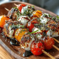 In the realm of appetizers, few dishes captivate the senses quite like a Caprese salad. Traditionally composed of ripe tomatoes, creamy mozzarella, and fragrant basil, this Italian classic embodies the essence of fresh, high-quality ingredients. However, as entertaining evolves, so do our culinary presentations. Enter "Caprese on a Stick"—a delightful twist on the beloved Caprese salad that not only enhances its visual appeal but also makes it an effortless finger food.