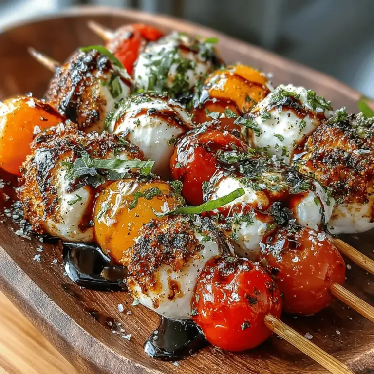 In the realm of appetizers, few dishes captivate the senses quite like a Caprese salad. Traditionally composed of ripe tomatoes, creamy mozzarella, and fragrant basil, this Italian classic embodies the essence of fresh, high-quality ingredients. However, as entertaining evolves, so do our culinary presentations. Enter "Caprese on a Stick"—a delightful twist on the beloved Caprese salad that not only enhances its visual appeal but also makes it an effortless finger food.