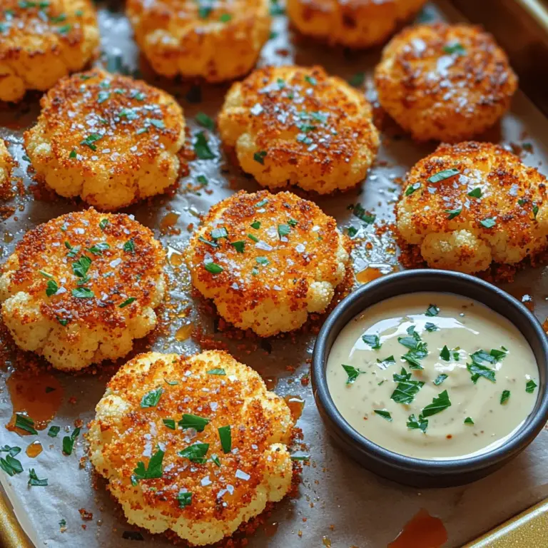 Crispy Ranch Cauliflower Bites have surged in popularity as a delightful and nutritious snack or appetizer. Whether served at a party, as a game-day treat, or simply enjoyed during a quiet evening at home, these bite-sized morsels are sure to impress. Their appeal lies not only in their crispy texture and bold flavor but also in their health-conscious ingredients, making them an excellent choice for anyone looking to indulge without the guilt. As more people embrace plant-based diets, cauliflower has become a staple ingredient, prized for its versatility and ability to absorb flavors.
