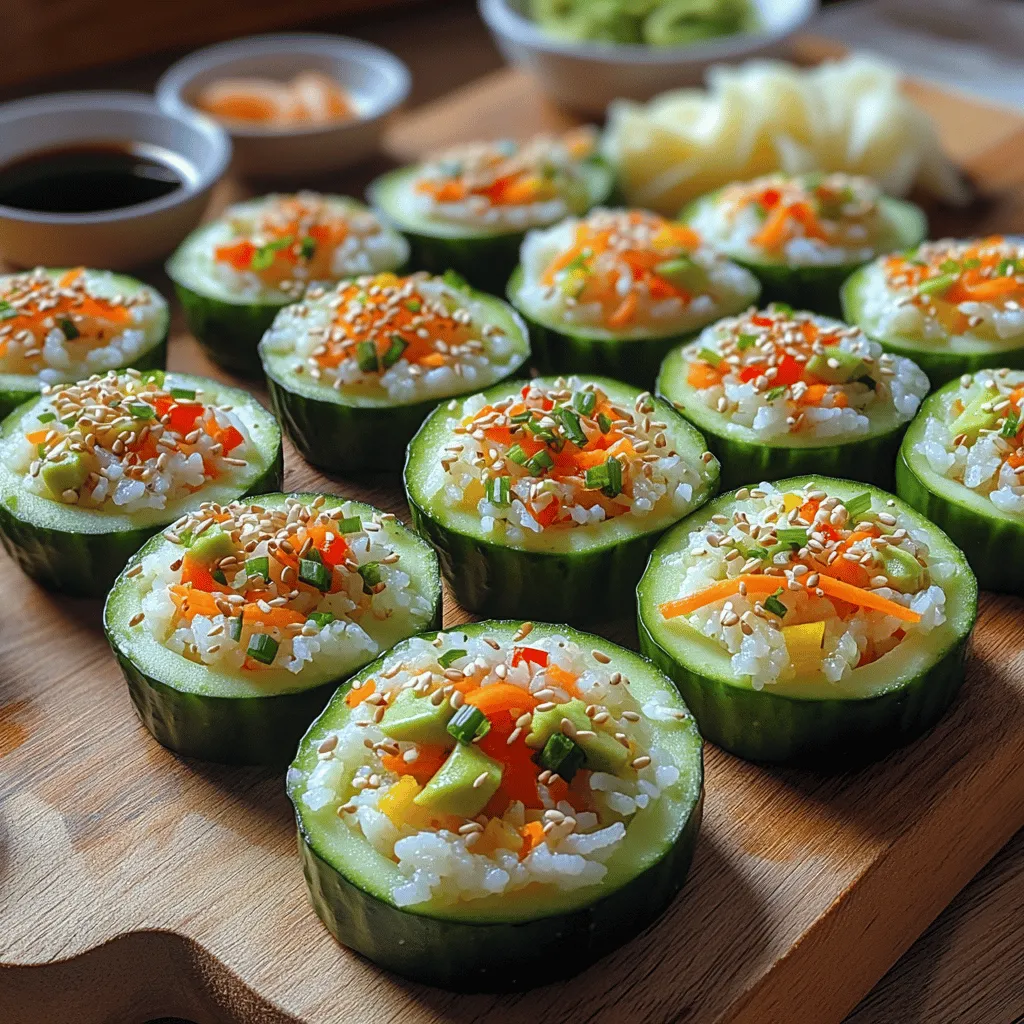 In the world of culinary delights, sushi holds a special place, celebrated for its delicate balance of flavors and textures. However, as dietary preferences evolve and the search for healthy snack options intensifies, traditional sushi recipes are being reimagined to align with contemporary tastes. Enter Crunchy Cucumber Sushi Bites—a vibrant, refreshing take on sushi that highlights the crispness of cucumbers combined with the savory essence of sushi rice. These bites not only tantalize the taste buds but also serve as an excellent appetizer, snack, or even a light meal for health-conscious individuals.