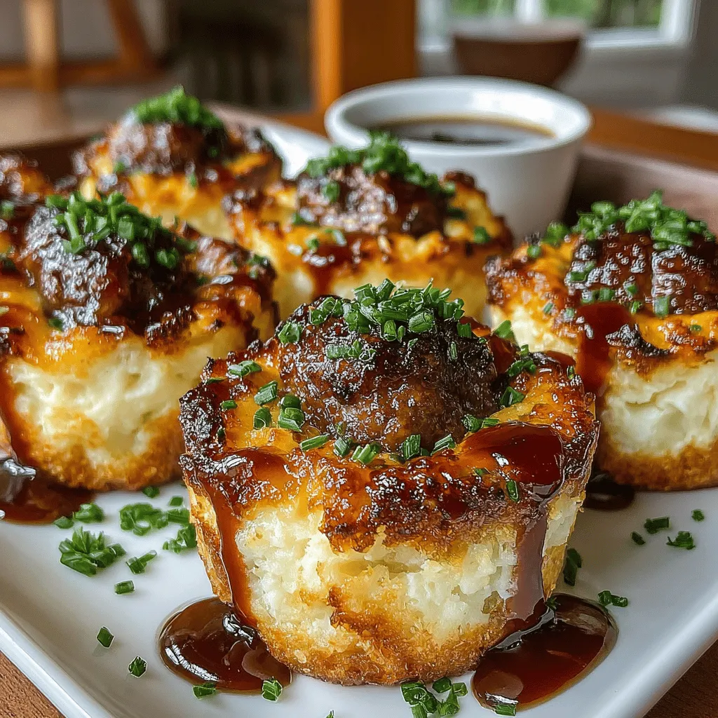In the world of culinary creativity, fusion dishes have taken center stage, marrying flavors and techniques from various cuisines to create something entirely new and exciting. One such innovative dish is the Sticky BBQ Meatball & Mashed Potato Muffins. This recipe blends the beloved comfort of meatballs with the heartiness of mashed potatoes, resulting in a muffin-sized delight that is perfect for any meal. Whether you're looking for an easy weeknight dinner, a dish to impress at potlucks, or a make-ahead meal for your busy week, these muffins are sure to please.