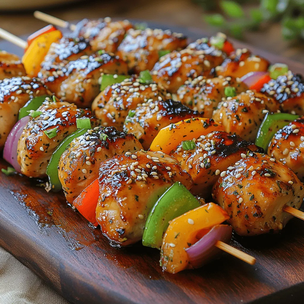 Sweet Teriyaki Chicken Skewers are a delightful dish that transcends cultural boundaries, bringing the rich flavors of Japanese cuisine to your kitchen. This recipe is not just a meal; it's an experience that combines tender chicken marinated in a luscious, sweet teriyaki sauce, all beautifully presented on skewers. The dish is perfect for various occasions, from family gatherings and summer barbecues to casual weeknight dinners. Its appeal lies not only in its mouthwatering taste and appealing texture but also in its versatility and ease of preparation.