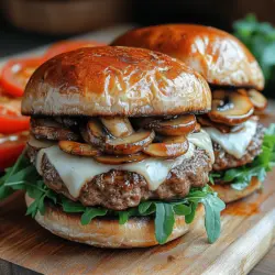 Savory Mushroom and Swiss Burgers: A Complete Guide to Deliciousness