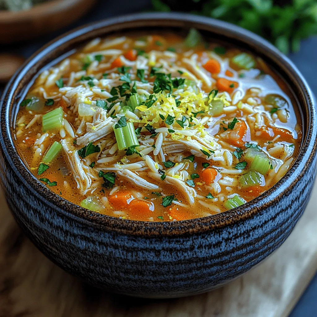 Lemony Delight: Greek Chicken Soup is a vibrant, comforting dish that embodies the essence of Mediterranean cuisine. Known in Greece as 