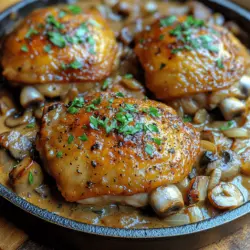 Creamy Mushroom Chicken Thighs