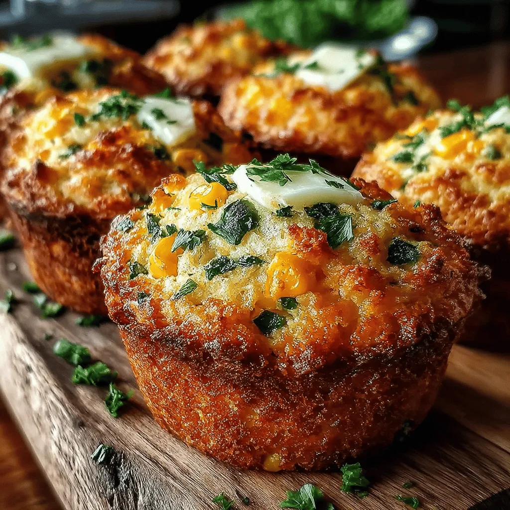 Sweet Corn & Jalapeño Cheddar Muffins are an irresistible culinary creation that marries sweetness and spice in every bite. These savory treats are more than just a side dish; they are a flavorful companion to any meal or a delightful snack that can be enjoyed at any time of the day. Imagine biting into a warm muffin with bursts of sweet corn mingling with the zesty heat of jalapeños, all enveloped in the rich creaminess of sharp cheddar cheese. This unique combination is what makes these muffins a favorite among both home cooks and food enthusiasts alike.