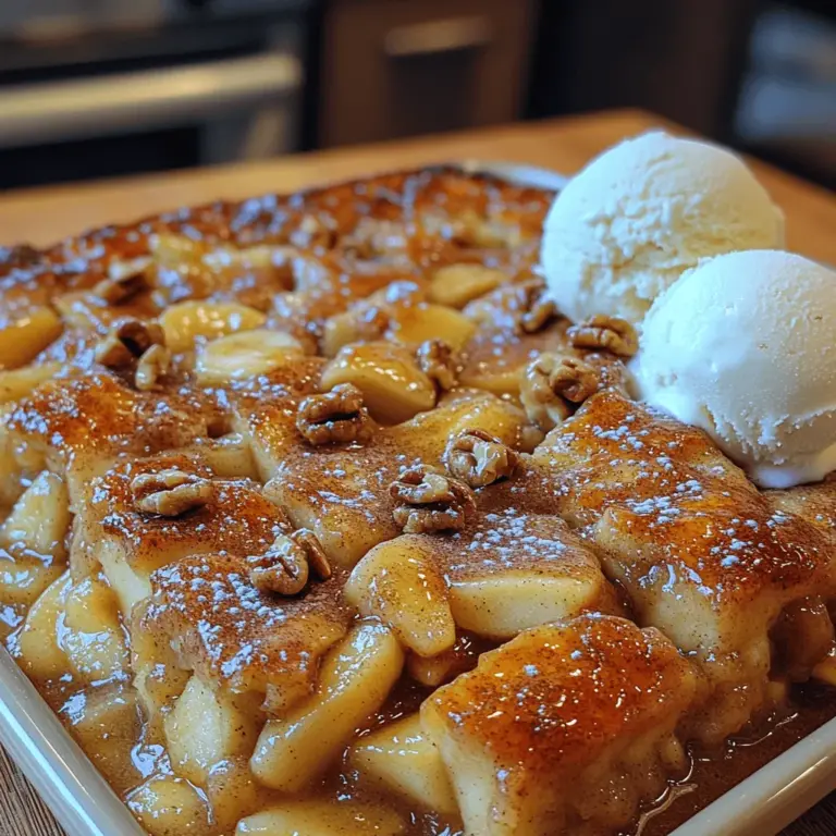 There’s something undeniably comforting about a classic dessert that requires minimal effort but delivers maximum flavor. The Sweet Cinnamon Apple Dump Cake is one such treat that has captured the hearts of many home bakers. This easy-to-make dessert is not only a delightful way to enjoy the flavors of fall with its warm, spiced apples, but it also embodies the essence of simplicity in baking. With just a few ingredients and a little time in the oven, you can create a dish that’s perfect for family gatherings, potlucks, or a cozy night in.
