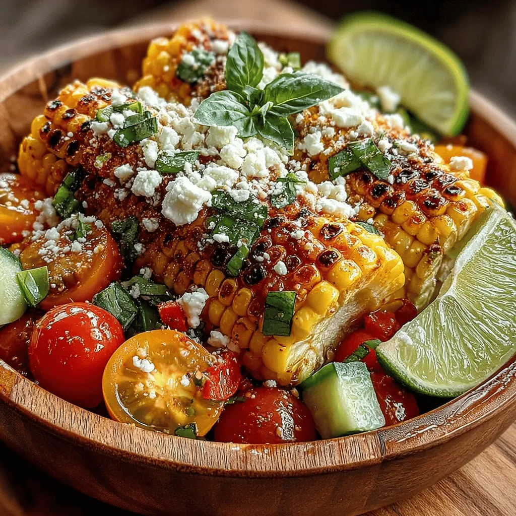 Summer is synonymous with fresh produce, and there's no better way to celebrate the season than with a vibrant, delicious salad. The Sweet & Savory Grilled Corn Salad with Feta is a perfect representation of summer's bounty—a delightful blend of flavors and textures that captures the essence of warm days and outdoor gatherings. This dish combines the sweetness of fresh corn, the savory tang of feta, and a medley of colorful vegetables, making it a must-try for anyone looking to elevate their summer dining experience.