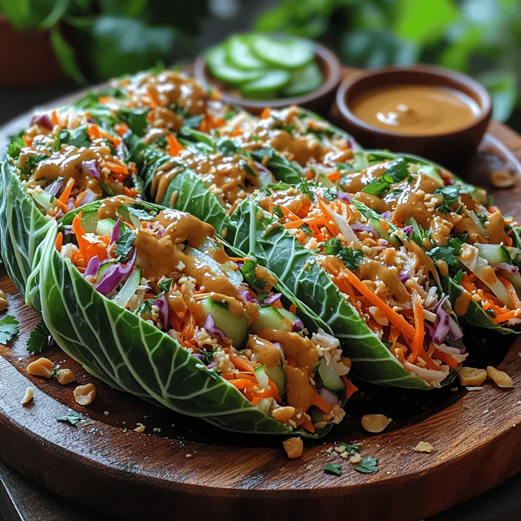 If you're looking for a dish that embodies freshness, flavor, and health, look no further than Crunchy Thai Peanut Cabbage Wraps. This vibrant recipe presents a delightful way to enjoy a medley of vegetables wrapped in crisp cabbage leaves, complemented by a creamy, zesty peanut sauce. Not only is this dish visually appealing, but it also caters to a variety of dietary preferences, making it a perfect choice for both meat lovers and vegetarians alike.