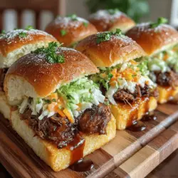 Smoky BBQ Brisket Sandwiches with Zesty Slaw