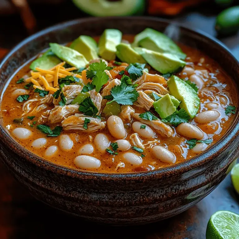 Chili has long been cherished as a comforting dish, appealing to families and individuals alike with its hearty nature and satisfying flavors. Whether enjoyed on a chilly evening or served at a gathering, this versatile meal warms the soul and brings people together. Among the myriad of chili recipes, the Creamy Crockpot White Bean Chicken Chili stands out as a wholesome option that is both easy to prepare and incredibly delicious. With its creamy texture, tender chicken, and the rich flavor of white beans, this dish is a delightful addition to your culinary repertoire.