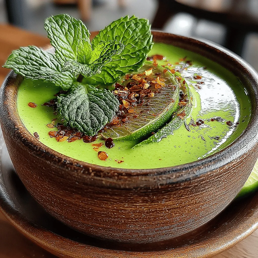 Getting the seasoning just right is crucial for elevating the flavor of your Chilled Avocado & Cucumber Soup. Salt and pepper are foundational seasoning agents that can significantly enhance the taste of your ingredients.