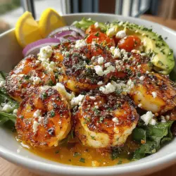 Zesty Lemon & Shrimp Salad Bowl