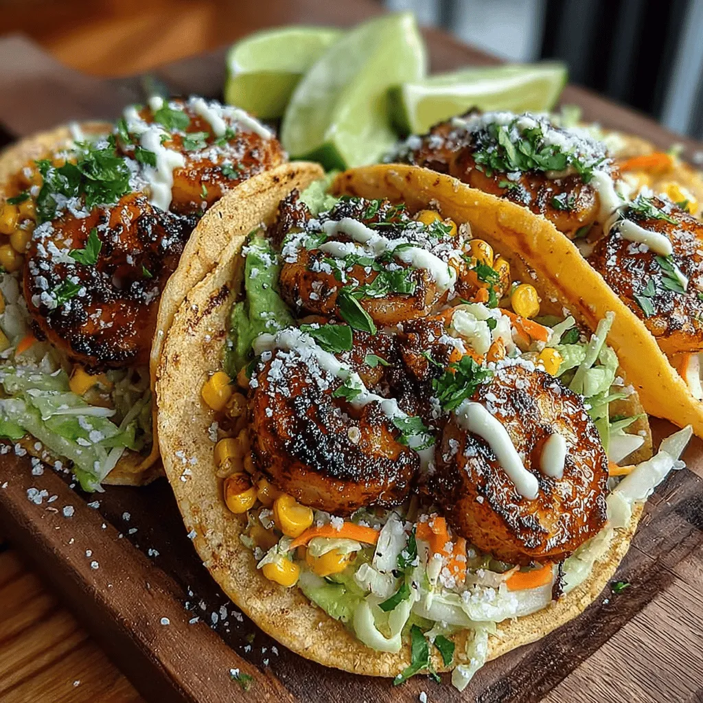 Tacos have long been a beloved staple in many households, celebrated for their versatility and ability to accommodate a variety of flavors and ingredients. Among the myriad of taco recipes, Zesty Grilled Shrimp & Corn Tacos stand out, offering a delightful combination of succulent shrimp, sweet corn, and vibrant toppings that come together to create a refreshing dish perfect for summer gatherings or weeknight dinners. The appeal of this dish lies not only in its bold flavors but also in its health-conscious ingredients, making it a favorite for those seeking a satisfying yet nutritious meal.