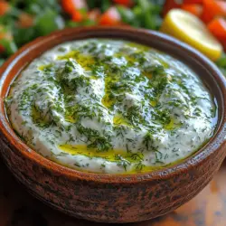 The world of salad dressings is vast and varied, with options ranging from tangy vinaigrettes to rich, creamy concoctions. Among these, few can match the creamy, herbaceous delight of a homemade yogurt dressing. This Creamy Herb Yogurt Dressing not only elevates the flavor profile of your salads but also provides a healthier alternative to many store-bought dressings that are often laden with preservatives and excessive sugars. Made with nutritious Greek yogurt and a blend of fresh herbs, this dressing is not just delicious but also incredibly easy to prepare, allowing you to whip up a flavorful addition to your meals in no time.