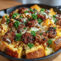 Spicy Sausage & Apple Skillet Stuffing Recipe