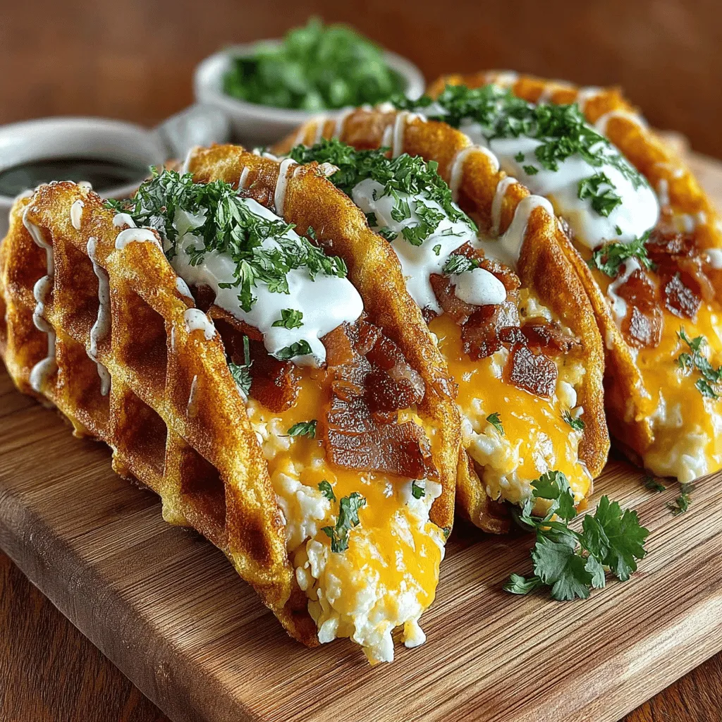 In recent years, the culinary world has witnessed an explosion of creativity, particularly when it comes to breakfast offerings. Gone are the days of simply serving scrambled eggs or toast; today’s breakfast enthusiasts are on the lookout for innovative dishes that combine fun with flavor. Enter the Mini Pumpkin Waffle Breakfast Tacos—a delightful twist on traditional breakfast fare that embodies the spirit of the season. These mini tacos seamlessly blend the warm, comforting flavors associated with fall into a fun, portable format that's perfect for both leisurely weekends and busy weekday mornings.