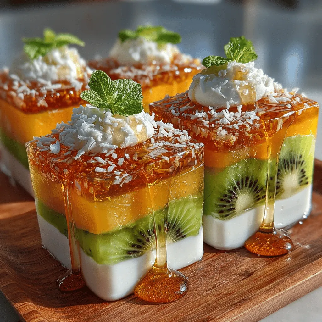As the warm weather approaches, there's nothing quite like a refreshing treat to cool you down. Enter the Tropical Paradise Frozen Yogurt Mango Kiwi Bars—an irresistible combination of creamy Greek yogurt, luscious mangoes, and tangy kiwis that will transport your taste buds straight to a sun-soaked beach. This recipe not only delights the senses but also offers a healthier alternative to traditional desserts, making it a perfect choice for family gatherings, summer parties, or a simple indulgence on a hot day.