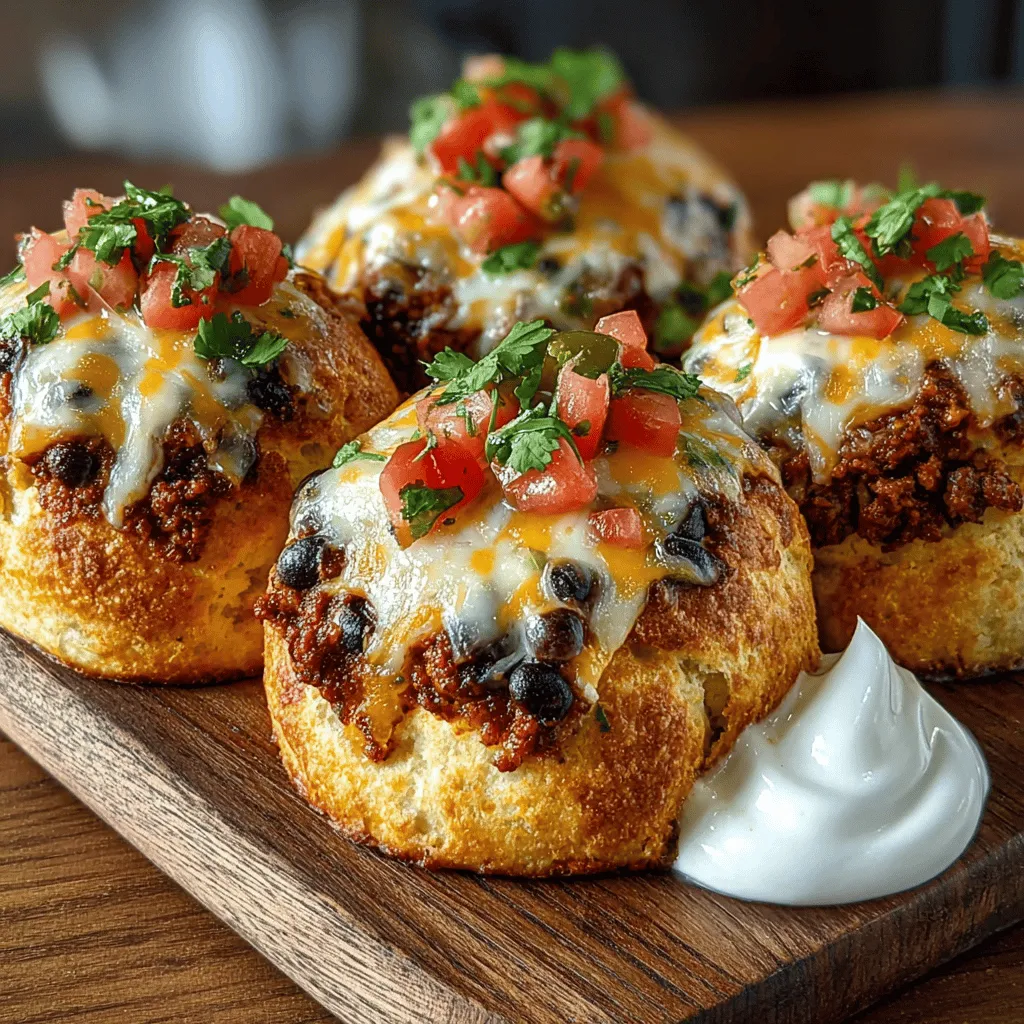 In the realm of quick and delicious meals, few dishes can compete with the allure of Mini Chicken Taco Biscuit Melts. This delightful recipe ingeniously combines the classic taco flavors we all love with the convenience of buttery biscuit dough, resulting in a dish that is not only easy to prepare but also incredibly satisfying. Perfect for weeknight dinners, family gatherings, or as a fun snack for game day, these bite-sized treats are sure to be a hit with both kids and adults alike.
