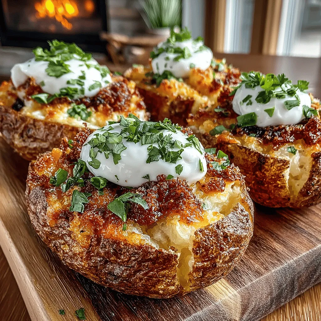 If you're in search of a tantalizing appetizer or snack that will elevate your culinary game, look no further than Baked Cheddar Jalapeño Potato Skins. This dish harmoniously blends creamy, cheesy, and spicy flavors, making it a beloved choice for many occasions. Whether you're hosting a lively game day gathering, throwing an unforgettable party, or simply enjoying a cozy family night at home, these potato skins are guaranteed to impress and satisfy.
