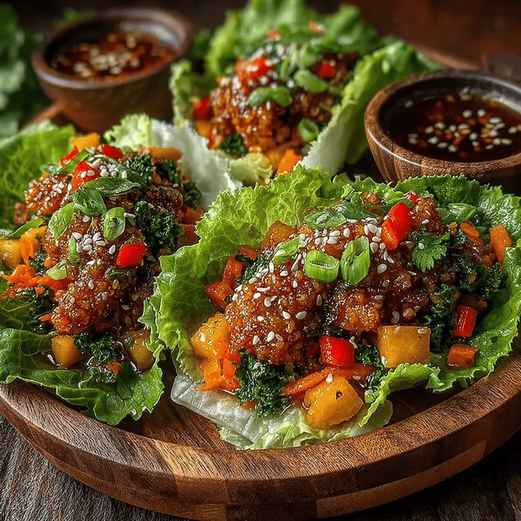 Honey Garlic Chicken Lettuce Cups offer a delightful and healthy meal option that perfectly marries flavor with nutrition. In today’s fast-paced world, where families and busy individuals often seek convenient yet wholesome meals, this dish stands out as a remarkable solution. The combination of tender ground chicken, aromatic garlic, and the natural sweetness of honey creates a savory filling that is both satisfying and light. Wrapped in crisp lettuce leaves, these cups are not only visually appealing but also cater to health-conscious eaters looking for low-carb alternatives.