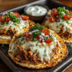 Tortilla pizzas have gained immense popularity in recent years, emerging as a go-to choice for families and culinary enthusiasts alike. These delightful creations offer the perfect blend of convenience and flavor, making them an ideal meal or snack for any occasion. Whether served as a quick dinner option on a busy weeknight or as a fun appetizer at casual gatherings, Mini Chicken Ranch Tortilla Pizzas stand out for their simplicity and crowd-pleasing appeal. This recipe skillfully combines the beloved flavors of classic pizza with the tangy zest of ranch dressing, creating a dish that is both satisfying and easy to prepare.