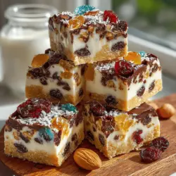 In a world where snacking often leads to unhealthy choices, the Frosty Yogurt Trail Mix Bark Clusters emerge as a refreshing and nutritious alternative. This delightful recipe combines the creamy goodness of Greek yogurt with a colorful assortment of nuts, fruits, and dark chocolate, creating a treat that is as satisfying as it is wholesome. Not only does this snack satisfy your sweet cravings, but it also offers a wealth of health benefits, making it an ideal option for those seeking a nutritious pick-me-up.