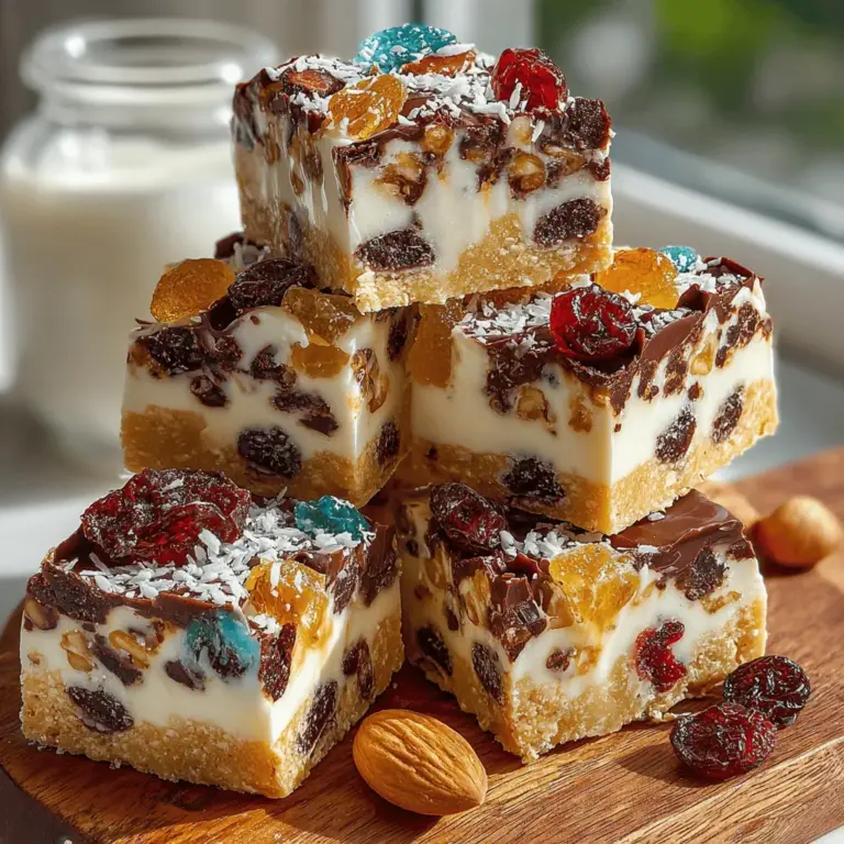 In a world where snacking often leads to unhealthy choices, the Frosty Yogurt Trail Mix Bark Clusters emerge as a refreshing and nutritious alternative. This delightful recipe combines the creamy goodness of Greek yogurt with a colorful assortment of nuts, fruits, and dark chocolate, creating a treat that is as satisfying as it is wholesome. Not only does this snack satisfy your sweet cravings, but it also offers a wealth of health benefits, making it an ideal option for those seeking a nutritious pick-me-up.
