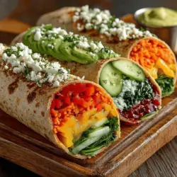 In recent years, the culinary world has seen a delightful surge in colorful and nutritious meal options, and Rainbow Veggie Wraps stand out as a vibrant choice that pleases both the eye and the palate. These wraps are not only visually appealing, thanks to their bright assortment of fresh vegetables, but they also provide a wholesome and healthy meal solution, perfect for lunches, picnics, or quick dinners. The combination of colors in these wraps is more than just a feast for the senses; it signifies a variety of essential vitamins and minerals, making them a powerhouse of nutrition.